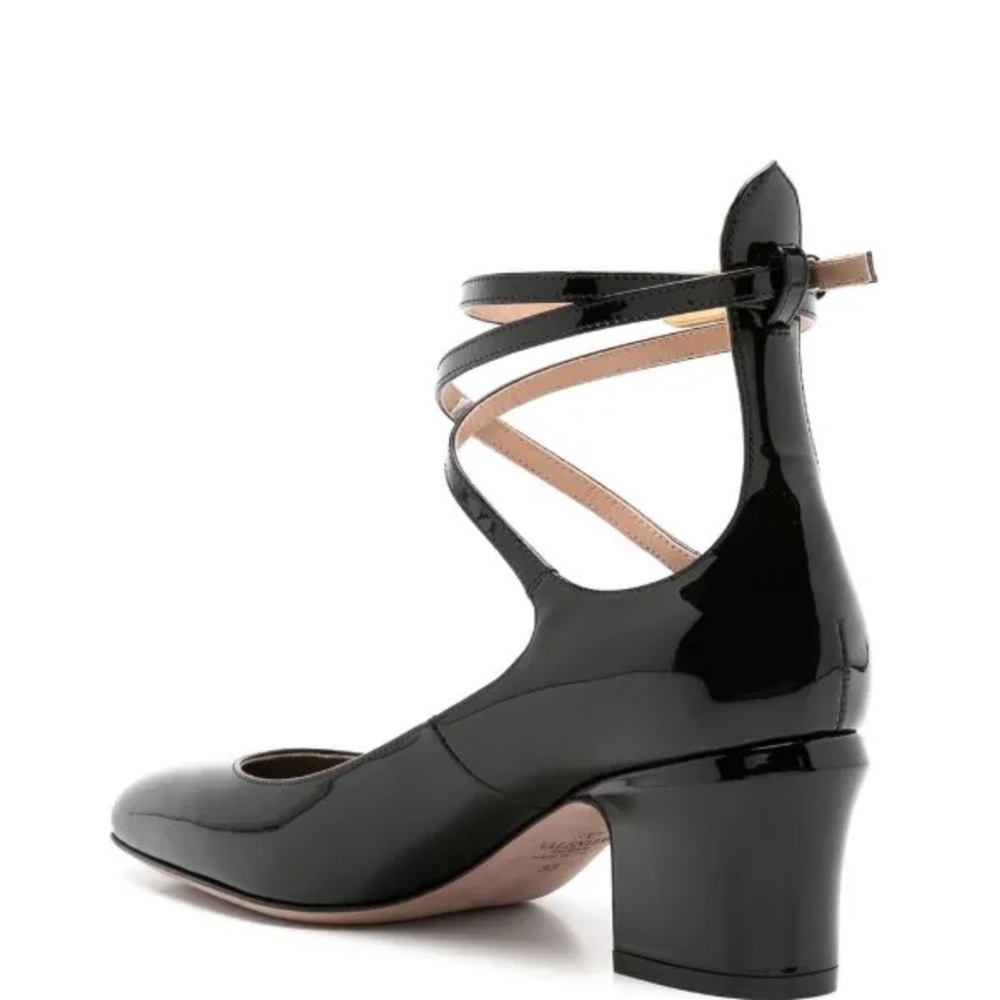 Valentino ‘Tan Go’ Black Patent Leather Heels - Picture 3 of 5